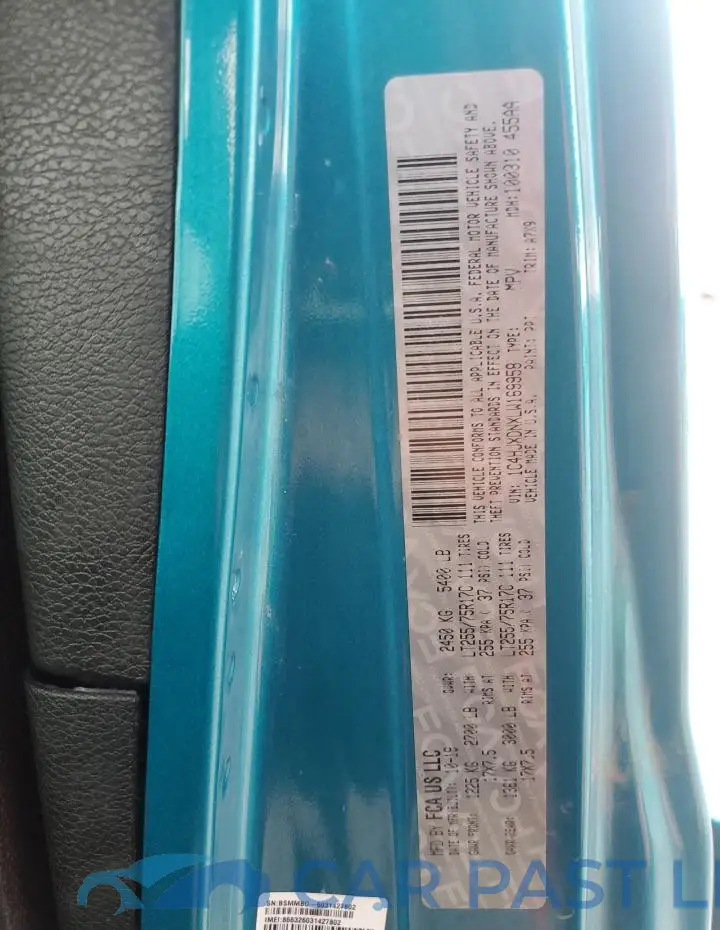 1C4HJXDNXLW169958# 12