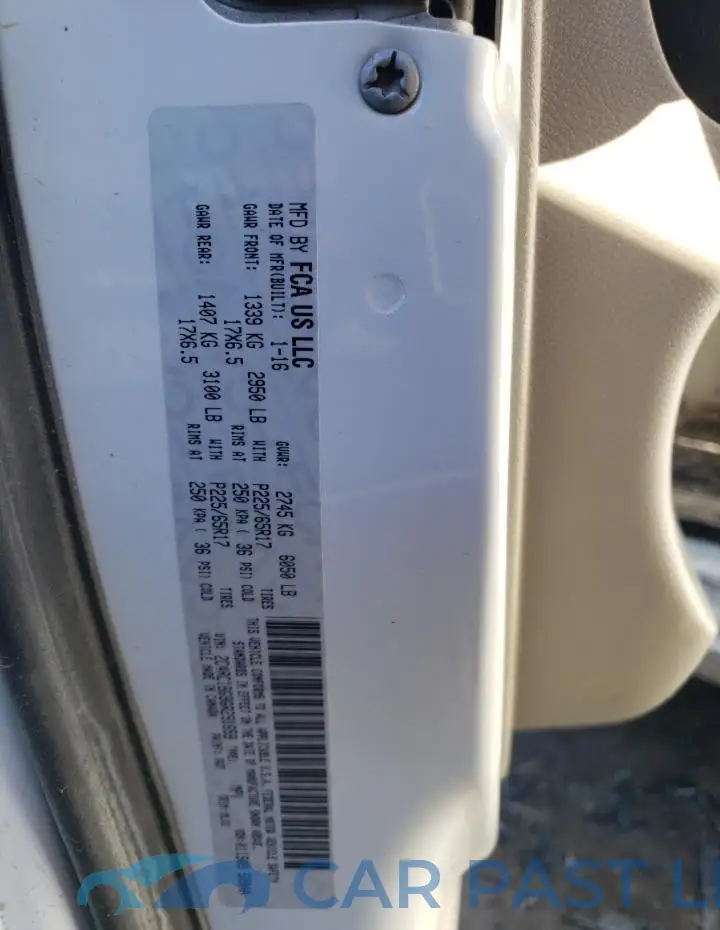 2C4RC1BG9GR291659# 13
