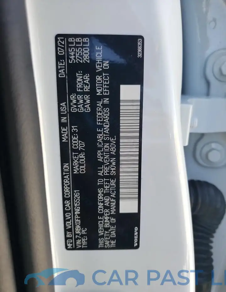 7JRBK0FP1NG155261# 12