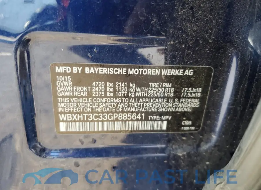 WBXHT3C33GP885641# 13