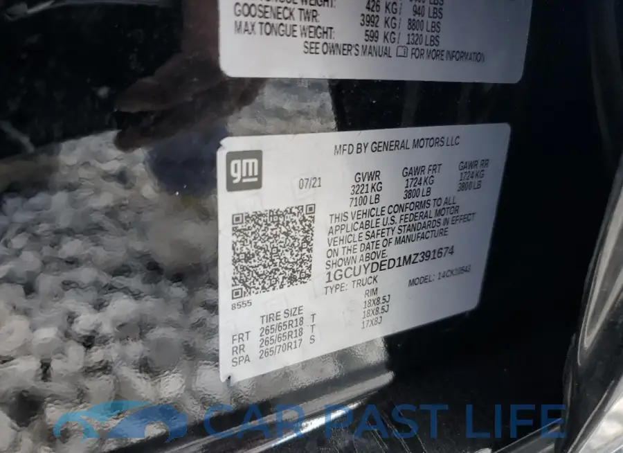 1GCUYDED1MZ391674# 12
