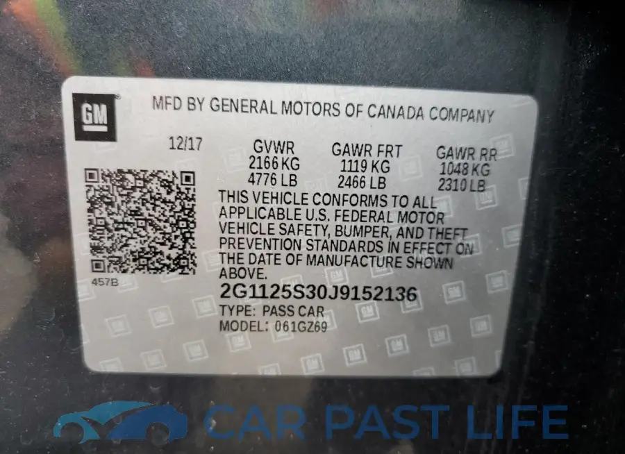 2G1125S30J9152136# 12