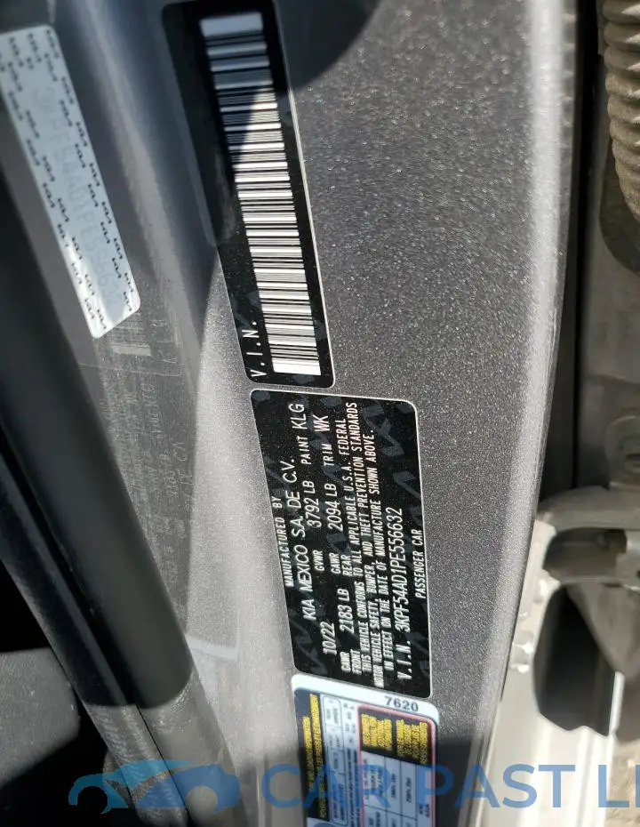 3KPF54AD1PE556632# 13