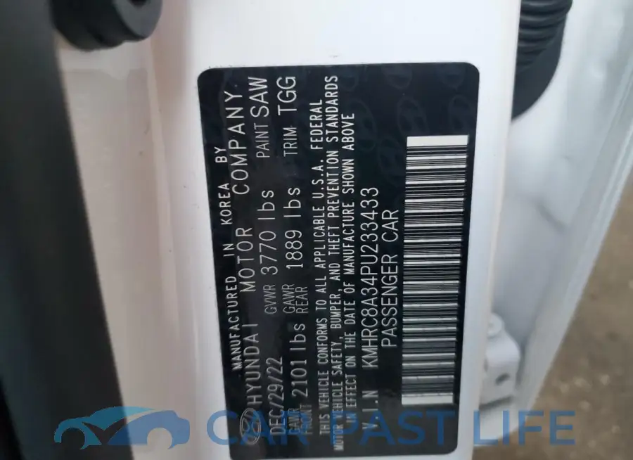 KMHRC8A34PU233433# 13