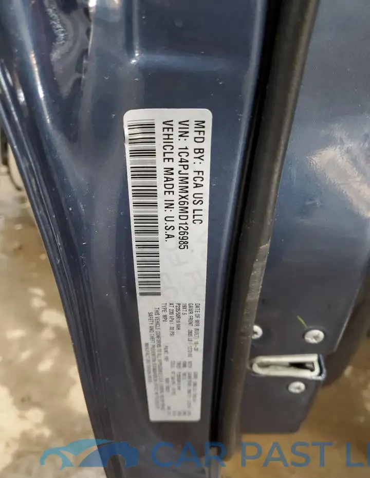 1C4PJMMX6MD126985# 13