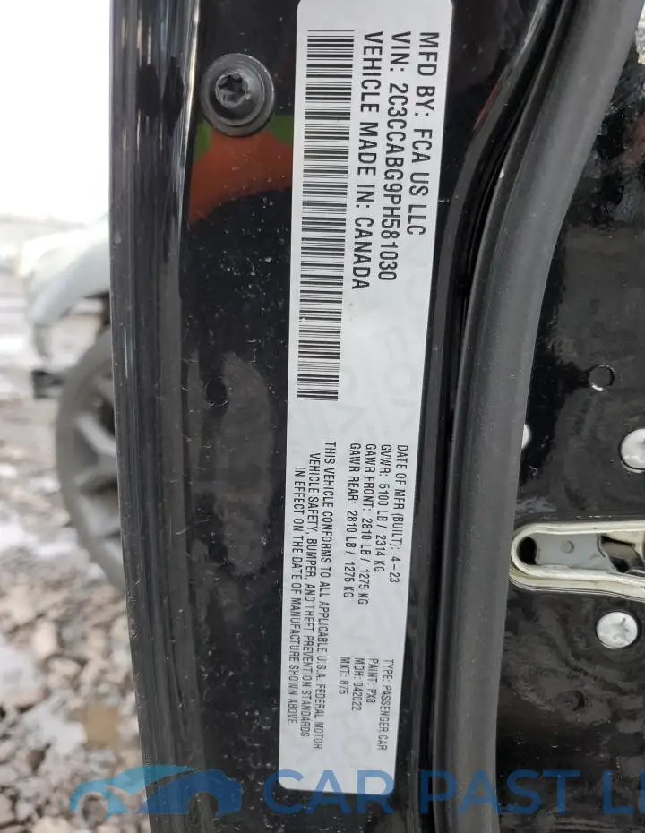 2C3CCABG9PH581030# 12