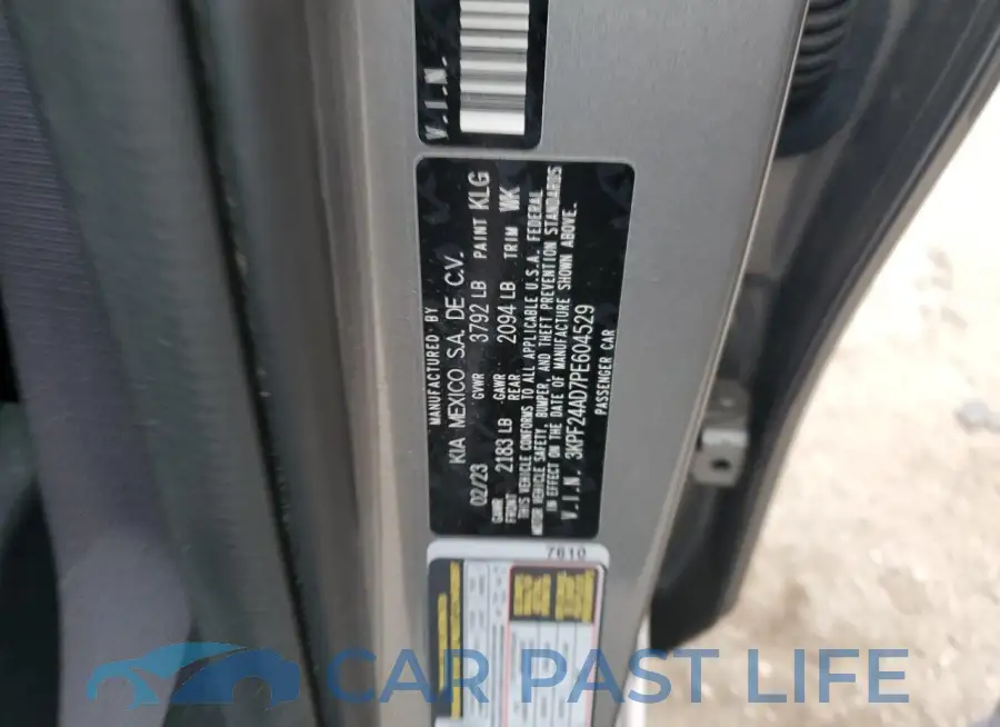 3KPF24AD7PE604529# 12