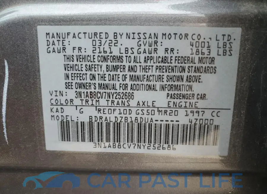3N1AB8CV7NY252686# 13