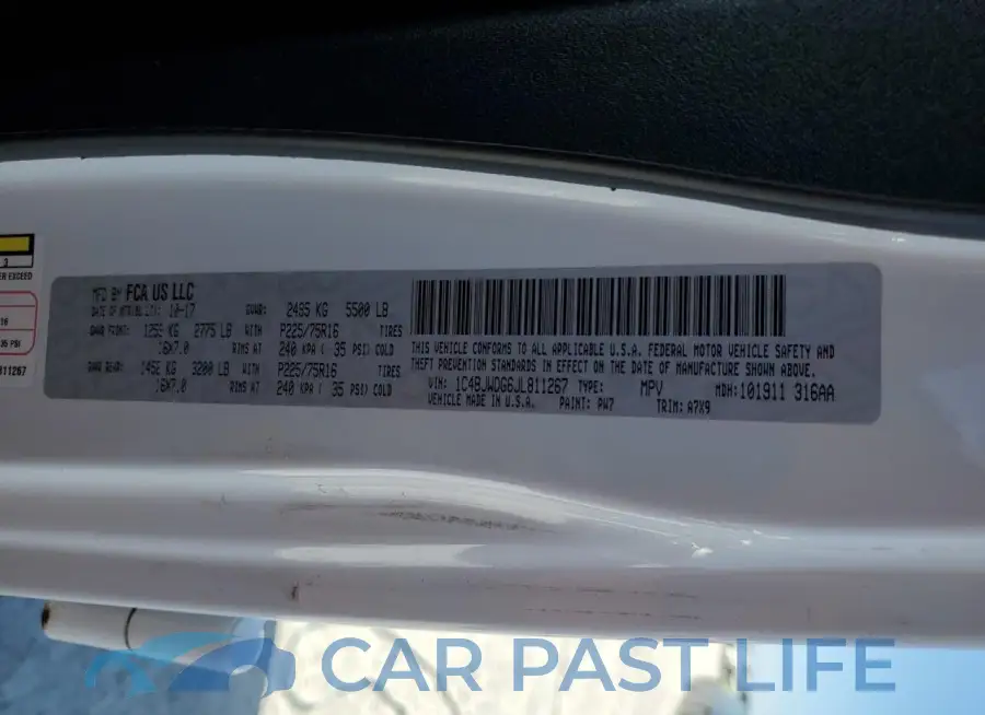 1C4BJWDG6JL811267# 13