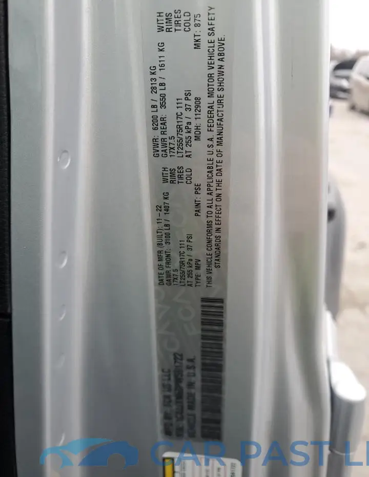 1C4JJXN60PW591722# 12