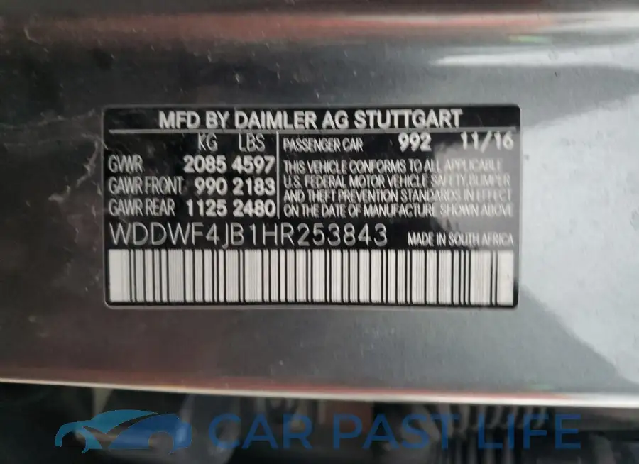 WDDWF4JB1HR253843# 13