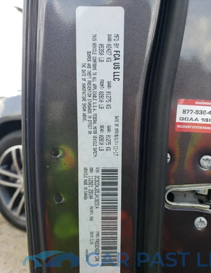2C3CDXJG5JH192314# 13