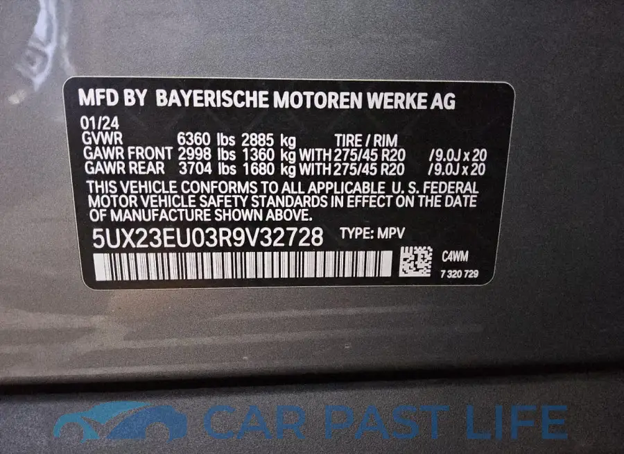5UX23EU03R9V32728# 14