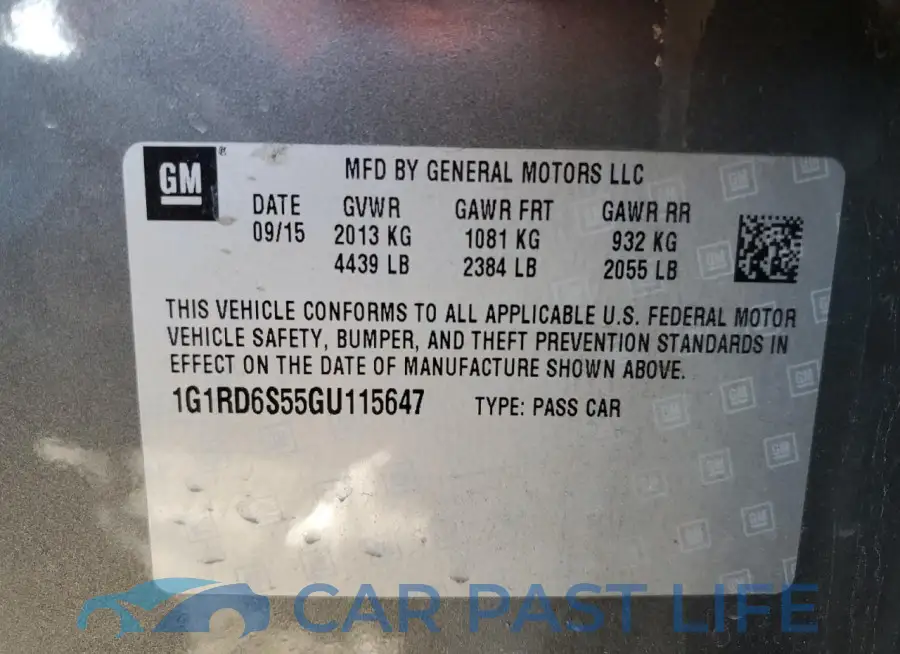 1G1RD6S55GU115647# 13