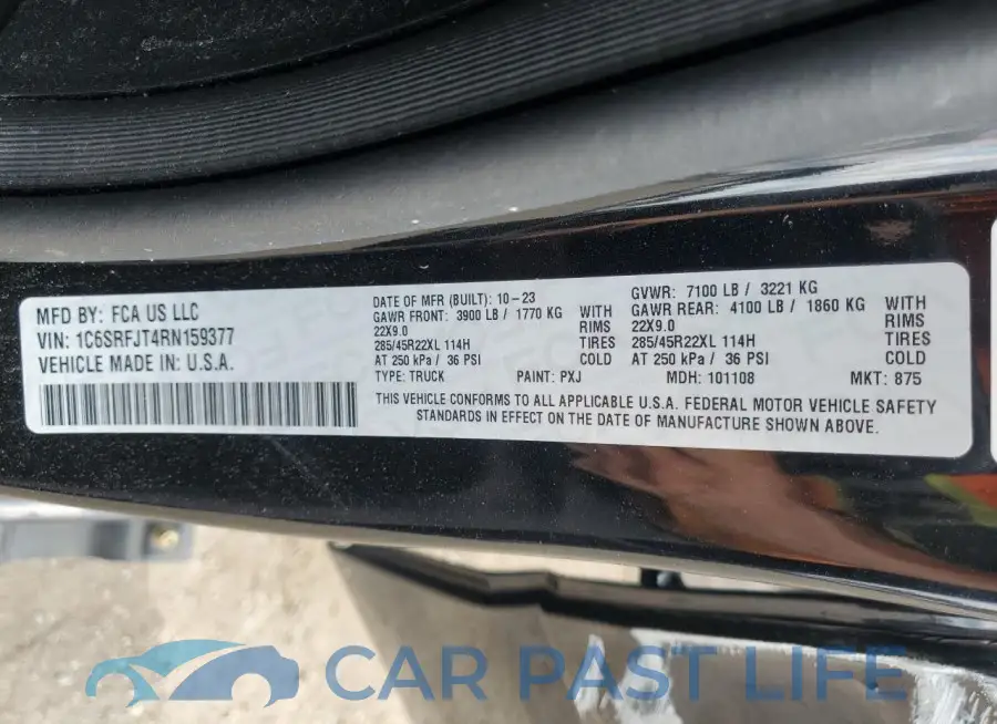 1C6SRFJT4RN159377# 13