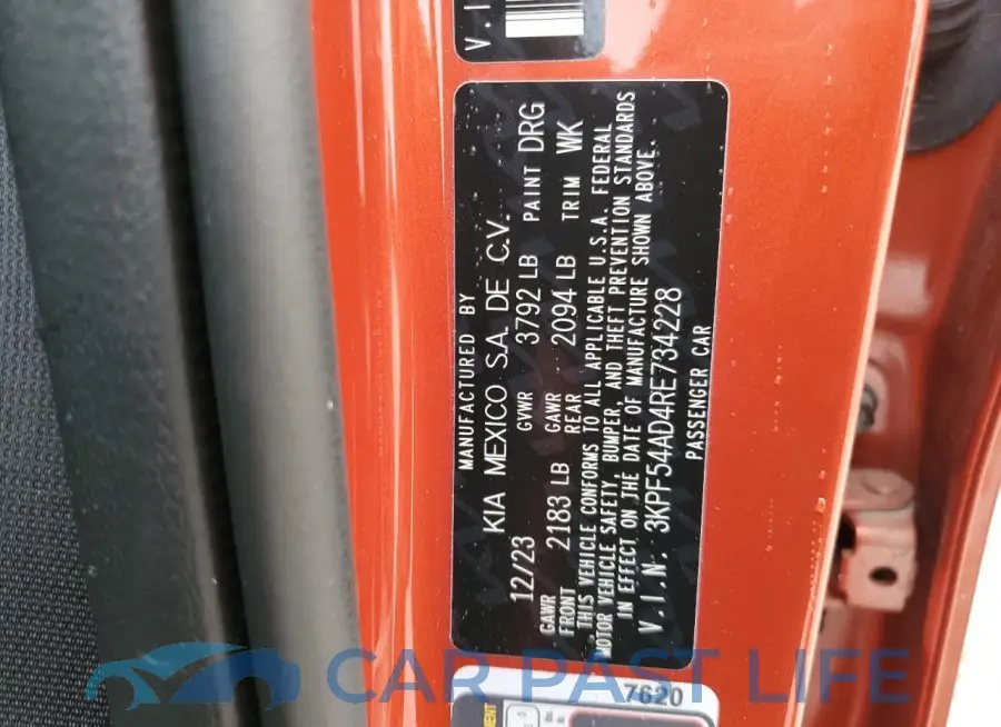 3KPF54AD4RE734228# 13