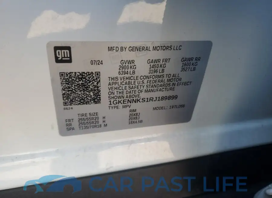 1GKENNKS1RJ189899# 13