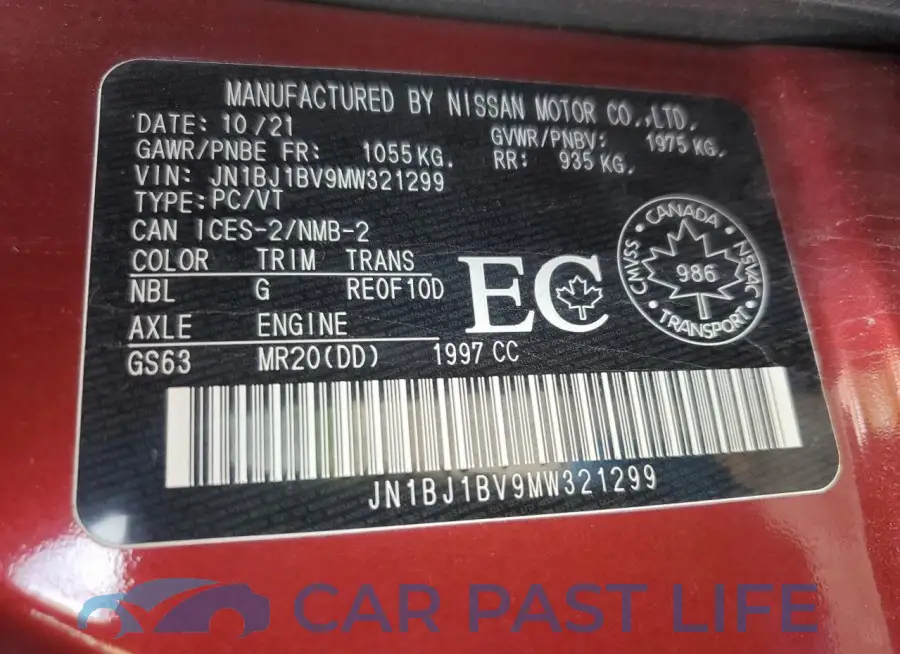 JN1BJ1BV9MW321299# 14
