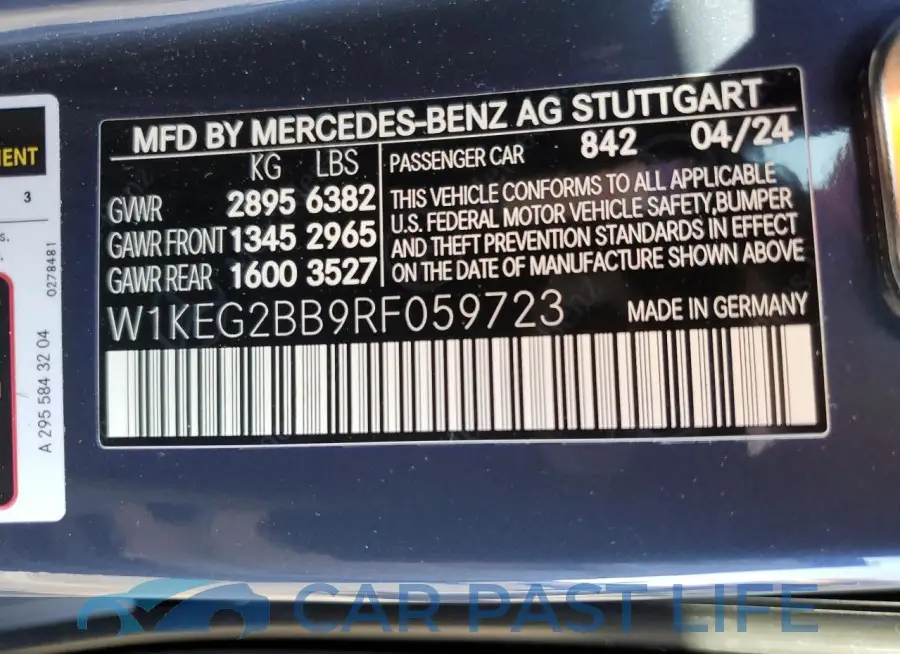 W1KEG2BB9RF059723# 13