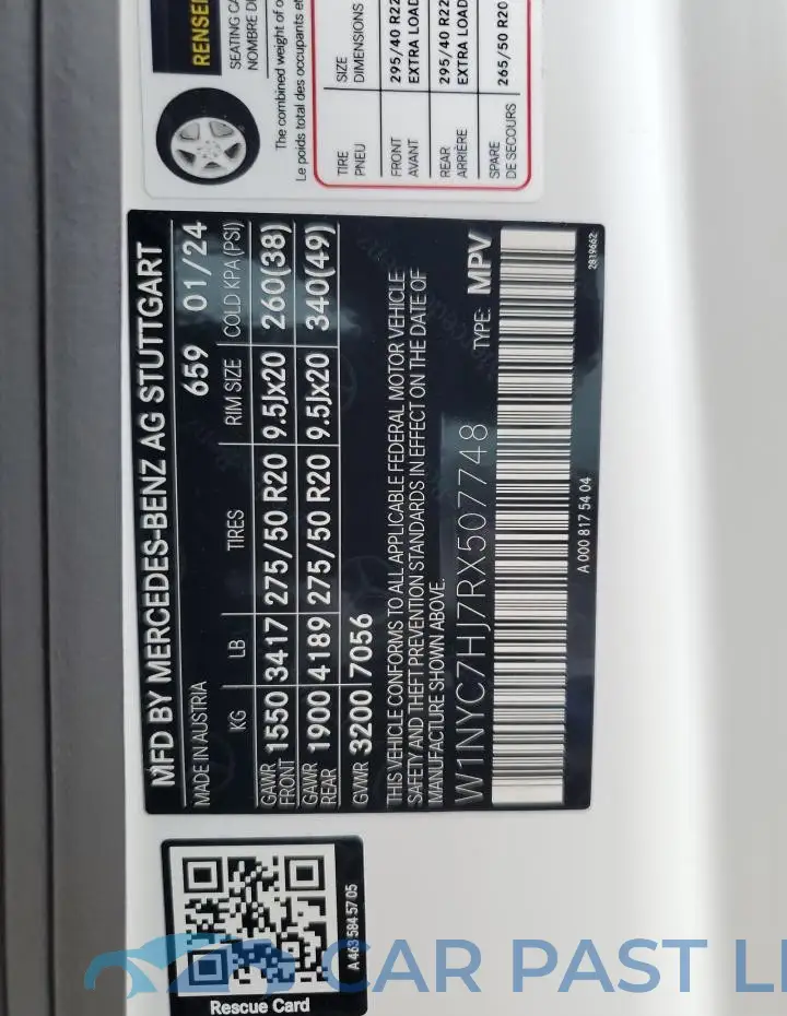 W1NYC7HJ7RX507748# 14