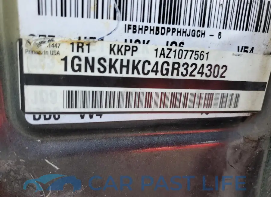 1GNSKHKC4GR324302# 13