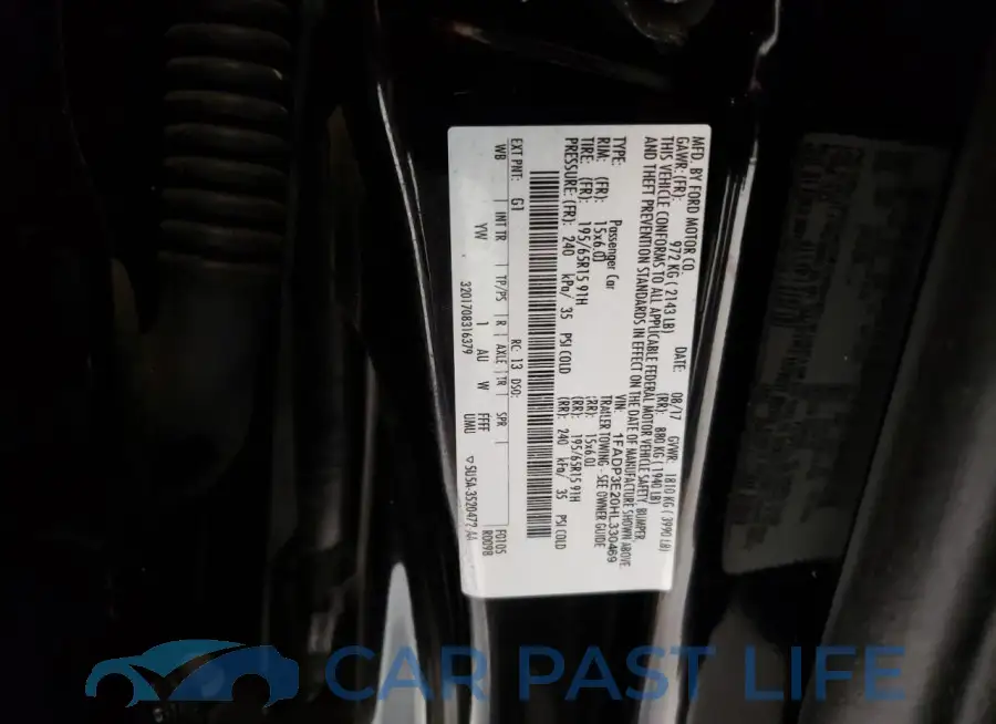 1FADP3E20HL330469# 12