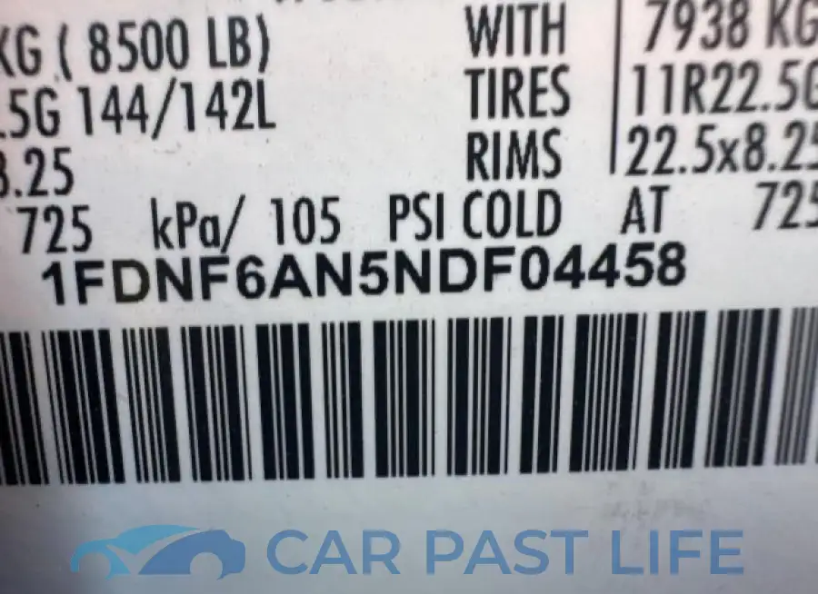 1FDNF6AN5NDF04458# 10