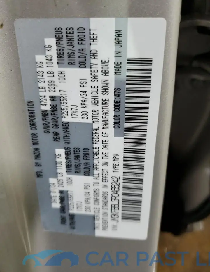 JM3KFBBL3R0465242# 13