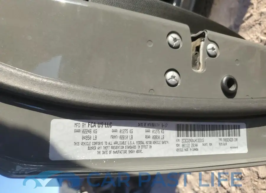 2C3CDZAGXJH132315# 13