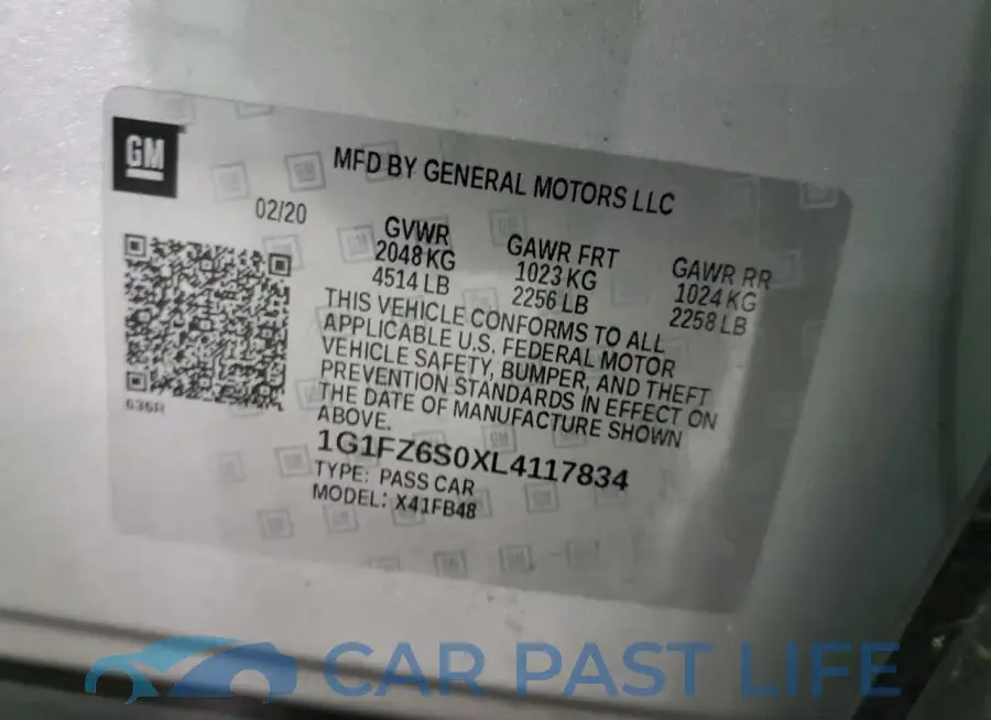 1G1FZ6S0XL4117834# 12