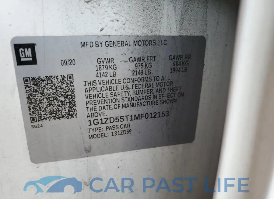 1G1ZD5ST1MF012153# 12