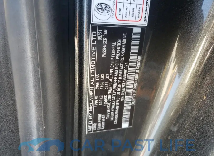 SBM22GCA8MW001374# 13