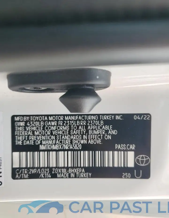NMTKHMBX7NR145820# 13
