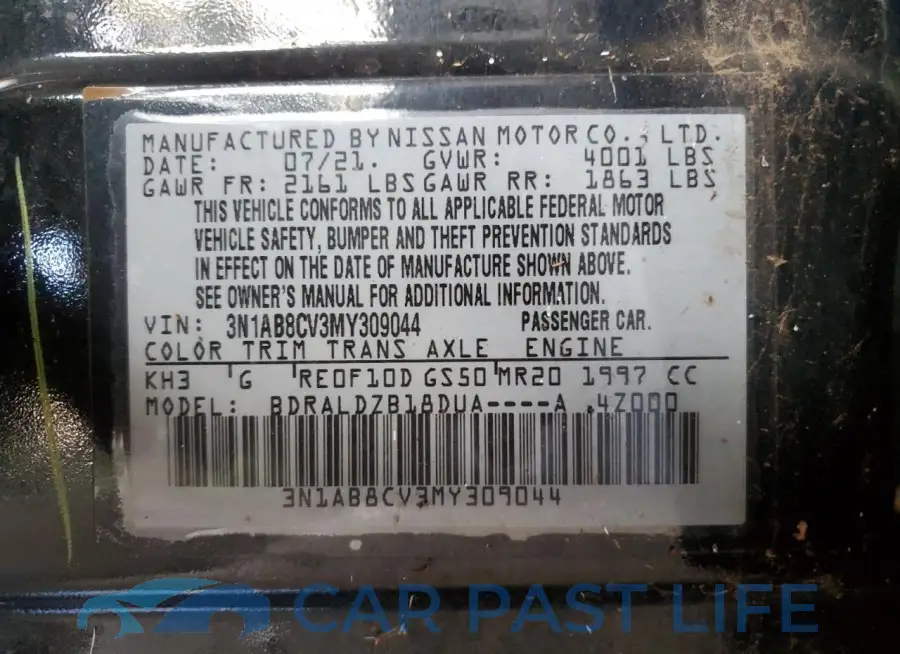 3N1AB8CV3MY309044# 13