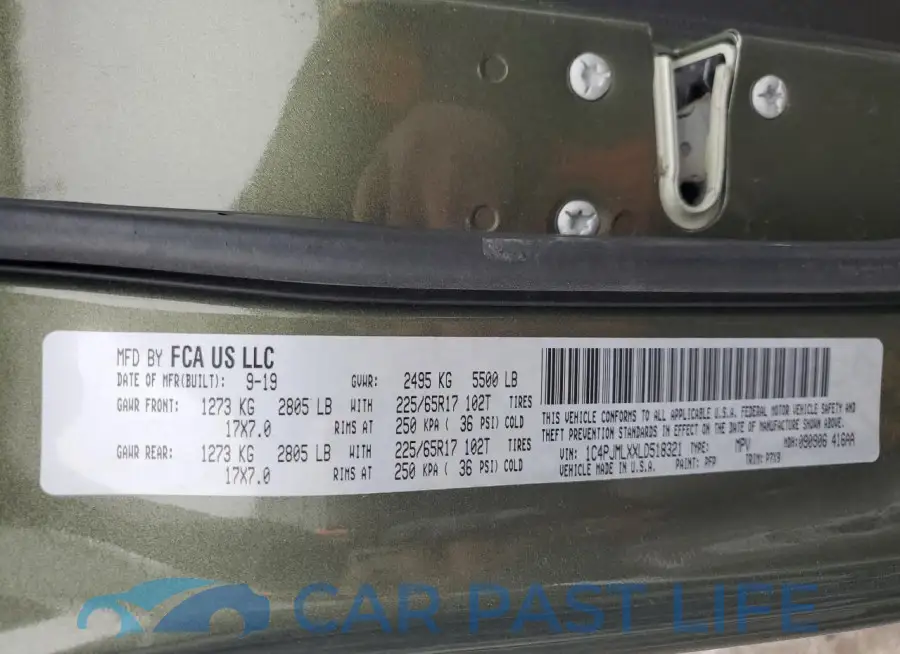 1C4PJMLXXLD518321# 13