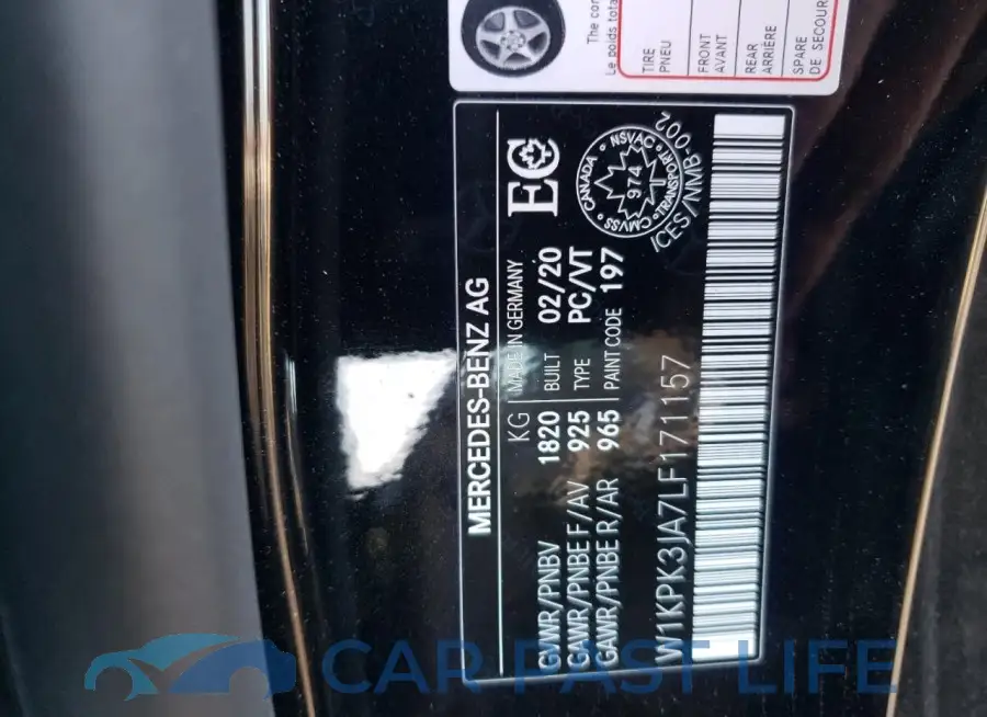 W1KPK3JA7LF171157# 12