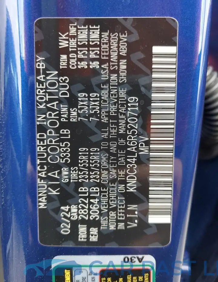 KNDC34LA6R5207119# 14