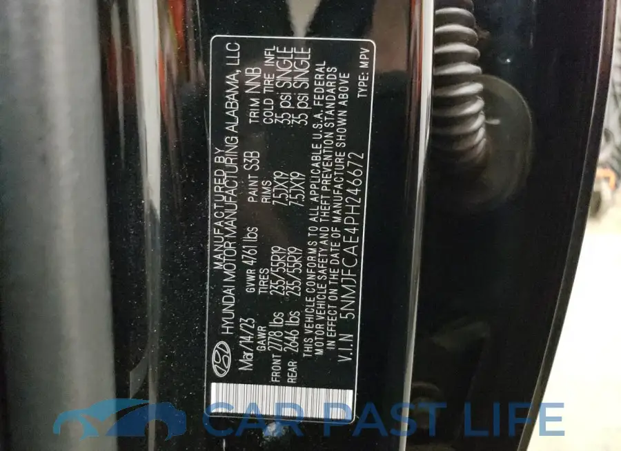 5NMJFCAE4PH246672# 13