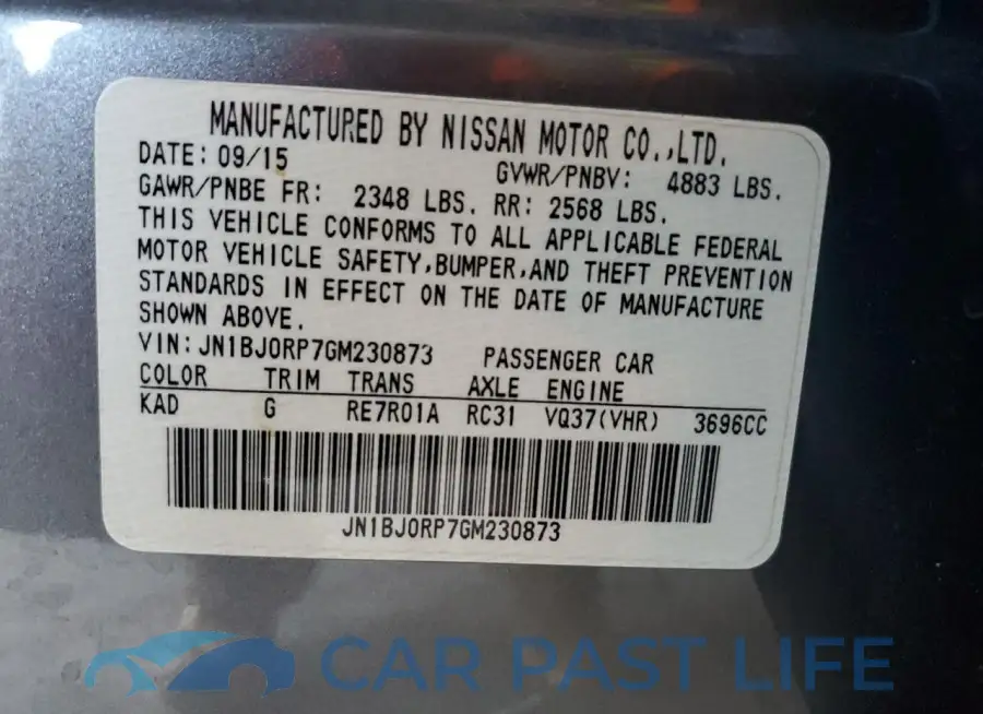 JN1BJ0RP7GM230873# 12