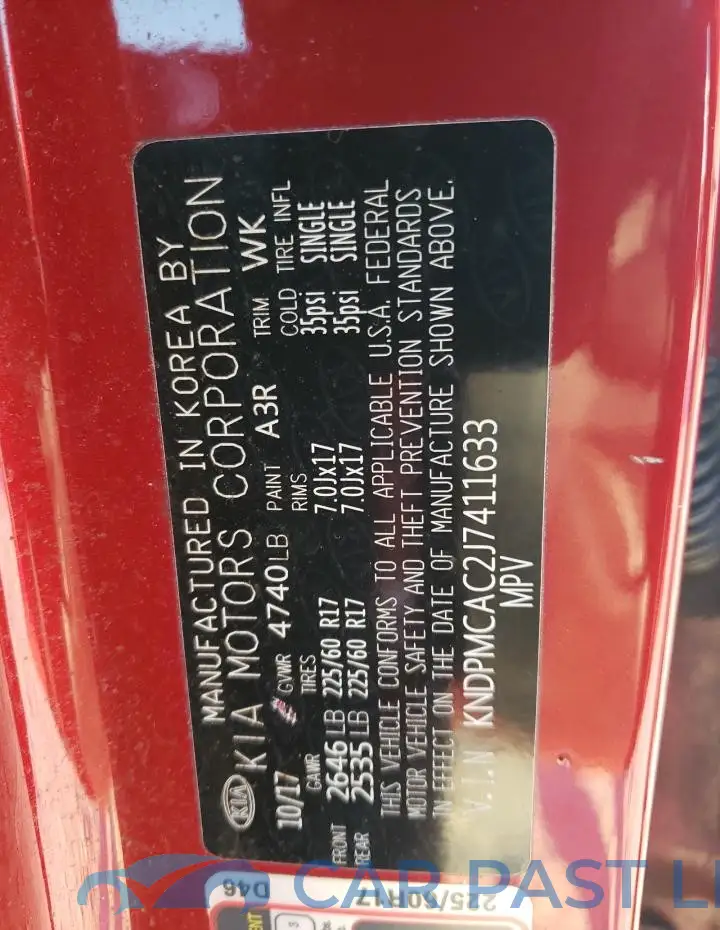 KNDPMCAC2J7411633# 13