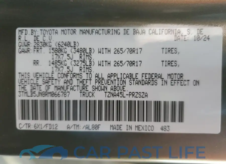 3TMLB5JN8RM066787# 13