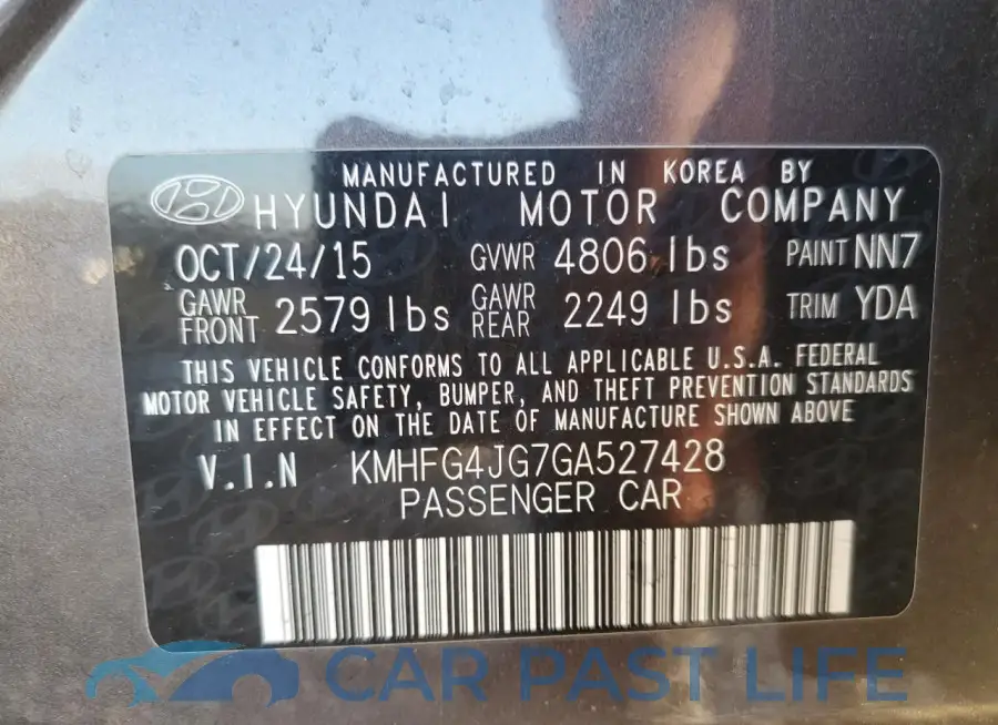 KMHFG4JG7GA527428# 12