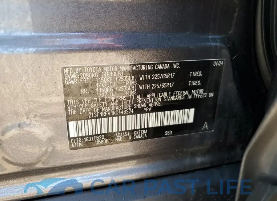 2T3F1RFV1RC448224# 13