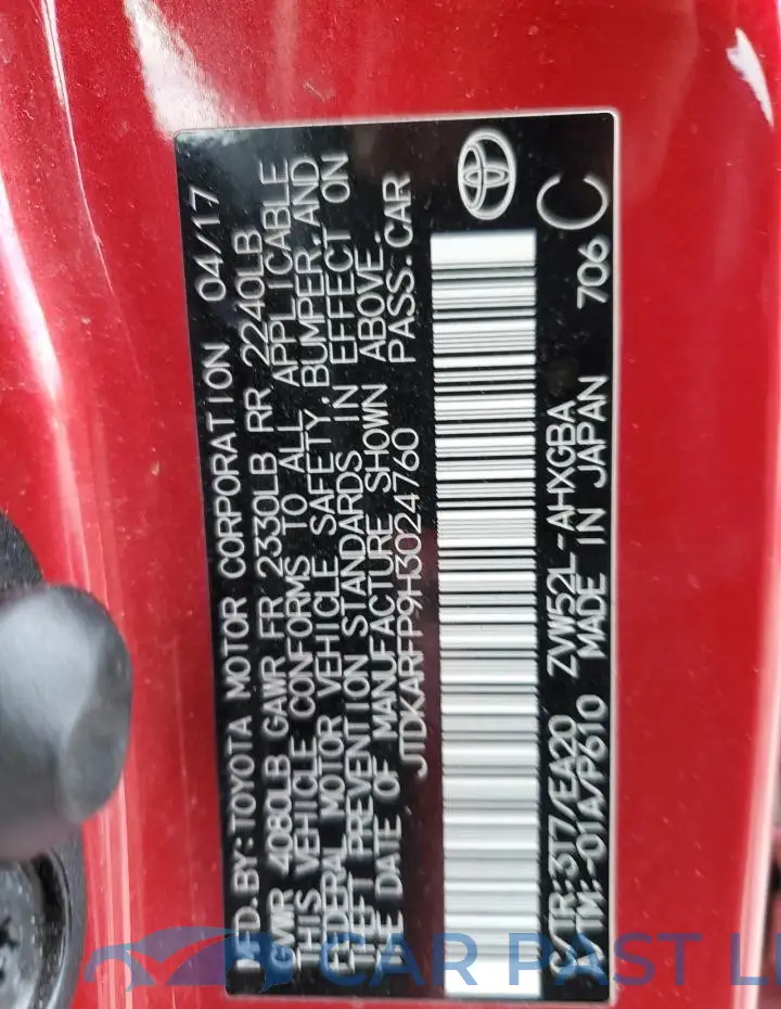 JTDKARFP9H3024760# 13