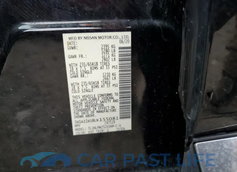 5N1AZ2AS8LN155081# 13