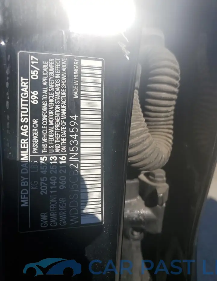WDDSJ5CB2JN534594# 12