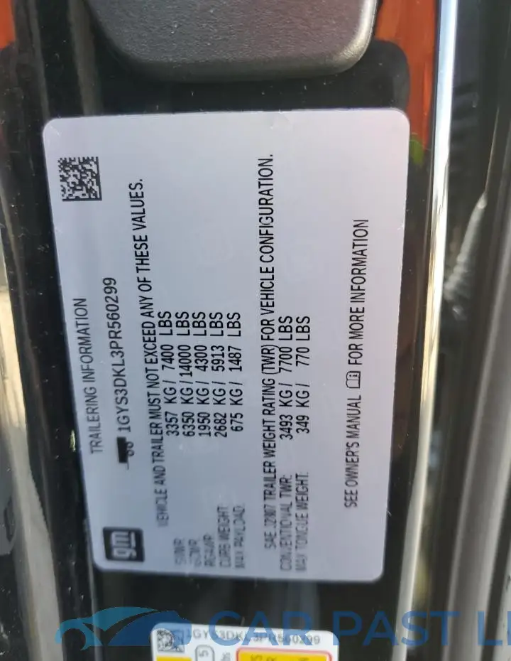 1GYS3DKL3PR560299# 13