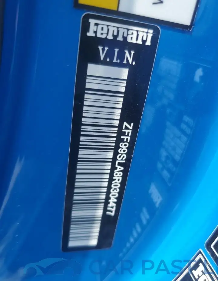 ZFF99SLA8R0304477# 13
