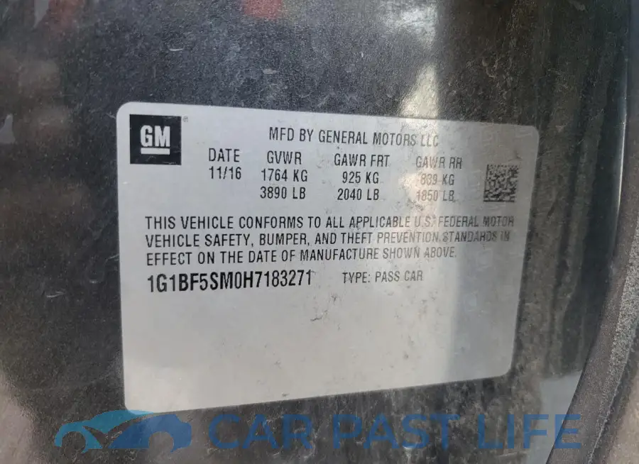 1G1BF5SM0H7183271# 13