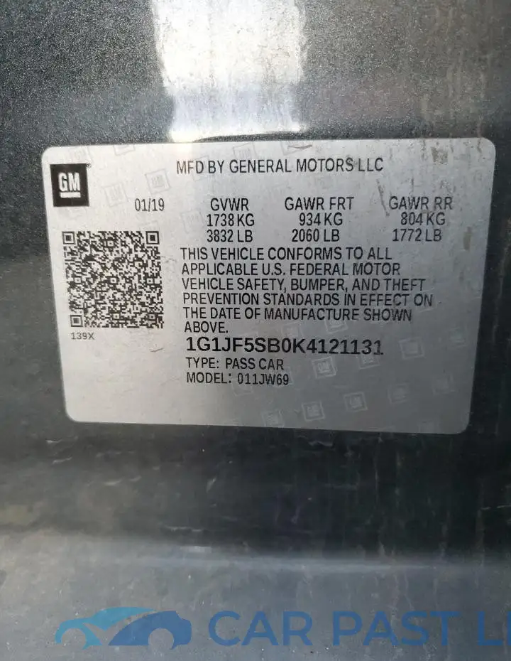 1G1JF5SB0K4121131# 12